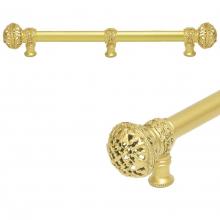 Carpe Diem Hardware 5607-12 - Juliane Grace 12'' O.C.Approx w/ 5/8'' Smooth Center Long Pull Large Finial w/