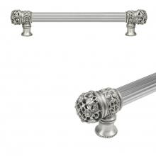 Carpe Diem Hardware 5611R-12 - Juliane Grace 9'' O.C. Approx w/ 5/8'' Reeded Center Long Pull Small Finial