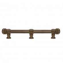Carpe Diem Hardware 5617R-3 - Juliane Grace 12'' O.C. Approx w/ 5/8'' Reeded Center Long Pull Small Finial w
