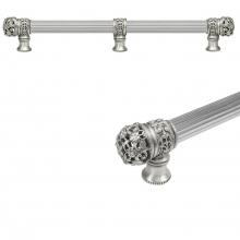 Carpe Diem Hardware 5618R-11 - Juliane Grace 18'' O.C Approx w/ 5/8'' Reeded Center Long Pull Small Finial w/