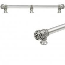Carpe Diem Hardware 5619-0 - Juliane Grace 22'' O.C. Approx w/ 5/8'' Smooth Center Long Pull Small Finial w