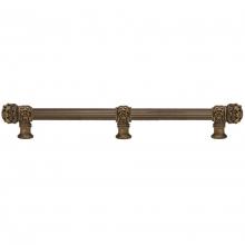 Carpe Diem Hardware 5619R-3 - Juliane Grace 22'' O.C. Approx w/ 5/8'' Reeded Center Long Pull Small Finial w