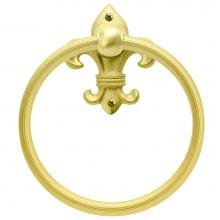 Carpe Diem Hardware 562R-0 - Charlemagne Full Towel Reeded Ring