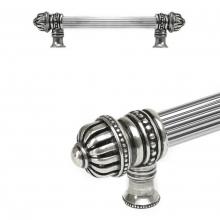 Carpe Diem Hardware 5680R-9 - Cricket Cage 6'' O.C. Approx w/ 5/8'' Reeded Center Long Pull Small Finial