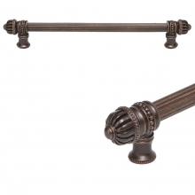 Carpe Diem Hardware 5682R-2 - Cricket Cage 12'' O.C. Approx w/ 5/8'' Reeded Center Long Pull Small Finial