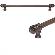 Carpe Diem Hardware 5684R-2 - Cricket Cage 22'' O.C. Approx w/ 5/8'' Reeded Center Long Pull Small Finial