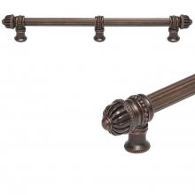 Carpe Diem Hardware 5688R-9 - Cricket Cage 18'' O.C. Approx w/ 5/8'' Reeded Center Long Pull Small Finial w/