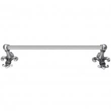 Carpe Diem Hardware 568R-12 - Charlemagne 36'' O.C Approx Towel Bar w/ 5/8'' Reeded Center