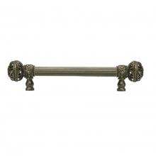 Carpe Diem Hardware 5690R-3 - Juliane Grace 6'' O.C. Approx w/ 5/8'' Reeded Center Long Pull Large Finial w/