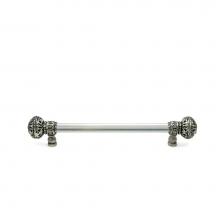 Carpe Diem Hardware 5692-27 - Juliane Grace 12'' O.C.Approx w/ 5/8'' Smooth Center Long Pull Large Finial w/