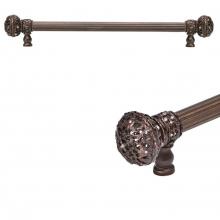 Carpe Diem Hardware 1502R-27 - Oracle 16'' O.C. Approx Towel Bar w/ 5/8'' Reeded Center
