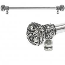 Carpe Diem Hardware 5694-9 - Juliane Grace 22'' O.C. Approx w/ 5/8'' Smooth Center Long Pull Large Finial w