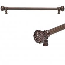 Carpe Diem Hardware 1504R-3 - Oracle 32'' O.C. Approx Towel Bar w/ 5/8'' Reeded Center