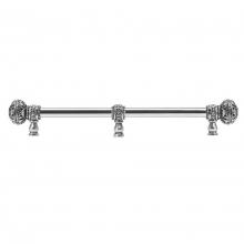Carpe Diem Hardware 5698-9 - Juliane Grace 18'' O.C. Approx w/ 5/8'' Smooth Center Long Pull Large Finial w