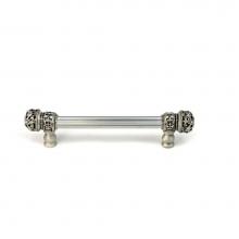 Carpe Diem Hardware 5700-11 - Juliane Grace 6'' O.C. Approx w/ 5/8'' Smooth Center Long Pull Small Finial w/