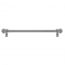 Carpe Diem Hardware 5702R-2 - Juliane Grace 12'' O.C. Approx w/ 5/8'' Reeded Center Long Pull Small Finial w