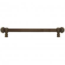 Carpe Diem Hardware 5703R-3 - Juliane Grace 18'' O.C Approx w/ 5/8'' Reeded Center Long Pull Small Finial w/