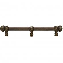 Carpe Diem Hardware 5707-3 - Juliane Grace 12'' O.C. Approx w/ 5/8'' Smooth Center Long Pull Small Finial w