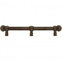 Carpe Diem Hardware 5707R-3 - Juliane Grace 12'' O.C. Approx w/ 5/8'' Reeded Center Long Pull Small Finial w