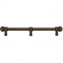 Carpe Diem Hardware 5708-3 - Juliane Grace 18'' O.C Approx w/ 5/8'' Smooth Center Long Pull Small Finial w/