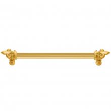 Carpe Diem Hardware 5712R-2 - Charlemagne 12'' O.C. Approx w/ 5/8'' Reeded Center Long Pull w/ Large Fleur D
