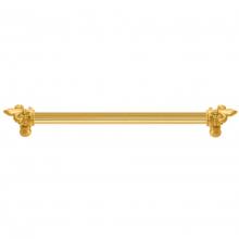 Carpe Diem Hardware 5713R-2 - Charlemagne 18'' O.C. Approx w/ 5/8'' Reeded Center Long Pull w/ Large Fleur D