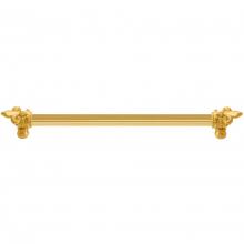 Carpe Diem Hardware 5714R-2 - Charlemagne 22'' O.C. Approx w/ 5/8'' Reeded Center Long Pull w/ Large Fleur D