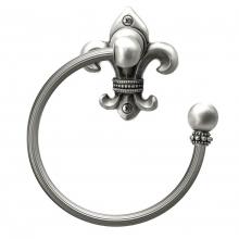 Carpe Diem Hardware 572R-12 - Charlemagne Swing Towel Reeded Ring Right