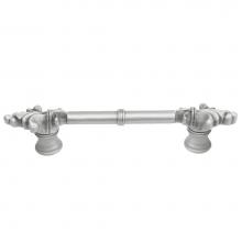 Carpe Diem Hardware 576-27 - Charlemagne Classic 4'' O.C. Pull w/ Small Fleur De Lys On Ends