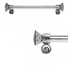 Carpe Diem Hardware 5762R-2 - Geometric 12'' O.C. Approx w/ 5/8'' Reeded Center Long Pull