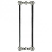 Carpe Diem Hardware 5803-0 - Millennium Back To Back 18'' O.C. Approx w/ 5/8'' Smooth Center Long Pull