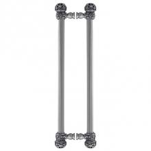 Carpe Diem Hardware 5820R-2 - Juliane Grace Back To Back 6'' O.C. Approx w/ 5/8'' Reeded Center Long Pull Sm