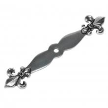 Carpe Diem Hardware 583-9 - Charlemagne Large Escutcheon w/ Large Fleur De Lys On Ends