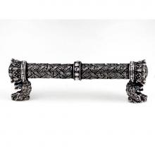 Carpe Diem Hardware 6121-27 - Queen Anne 4'' O.C. Pull w/ Swarovski Crystals