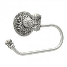 Carpe Diem Hardware 6423-2 - Queen Elizabeth Swing Tissue Smooth Ring Right w/ Swarovski Crystals