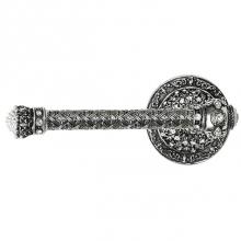 Carpe Diem Hardware 6428-2 - Queen Elizabeth Tissue Bar Right w/ Swarovski Crystals