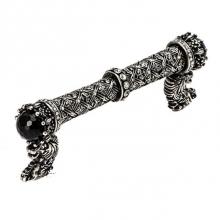 Carpe Diem Hardware 6522-12 - Queen Penelope 5'' O.C Pull w/ Swarovski Crystals & Semi-Precious Stones