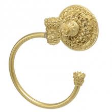 Carpe Diem Hardware 6812-2 - King Henry Swing Towel Smooth Ring Left