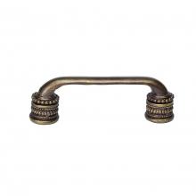Carpe Diem Hardware 743-3 - Classic 3'' O.C. Pull w/ Beaded Sleeves