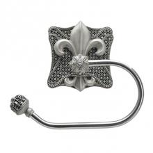 Carpe Diem Hardware 7724-2 - Versailles Swing Tissue Smooth Ring Right w/Swarovski Crystals