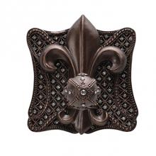 Carpe Diem Hardware 7731-2 - Versailles Large Hook w/Swarovski Crystals