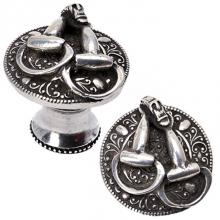 Carpe Diem Hardware 8011-11 - Bits On Classic Background Knob Right