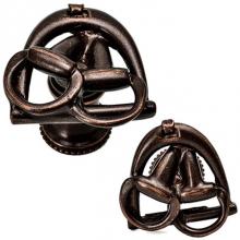 Carpe Diem Hardware 8013-2 - Bits In Stirrup Knob Left