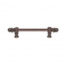 Carpe Diem Hardware 821S-2 - Acanthus 6'' O.C.  w/ 1/2'' Round Smooth Bar Long Pull Romanesque Sty