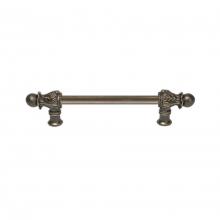 Carpe Diem Hardware 821S-3 - Acanthus 6'' O.C.  w/ 1/2'' Round Smooth Bar Long Pull Romanesque Sty