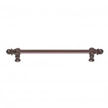 Carpe Diem Hardware 823S-27 - Acanthus 12'' O.C.  w/ 1/2'' Round Smooth Bar Long Pull Romanesque St