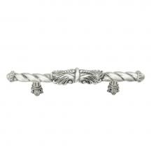 Carpe Diem Hardware 826-2 - Acanthus 4'' O.C. Large Pull Romanesque Style