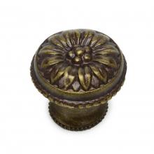 Carpe Diem Hardware 830B-3 - Acanthus Large Knob w/ Flared Foot Rosette Style