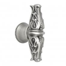 Carpe Diem Hardware 836B-12 - Acanthus Leaves Large Knob w/ Flared Foot Romanesque Style
