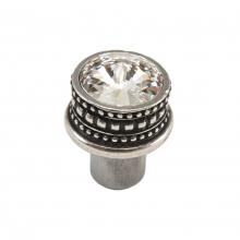 Carpe Diem Hardware 860-9 - Cache Medium Round Knob w/ An 18Mm Swarovski Crystals